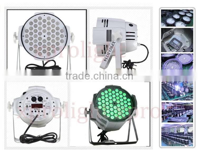54x3w RGB 3 IN 1 dmx battery powered led par light