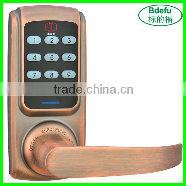 Assembly electronic keyless door lock anti-theft office door safety lock
