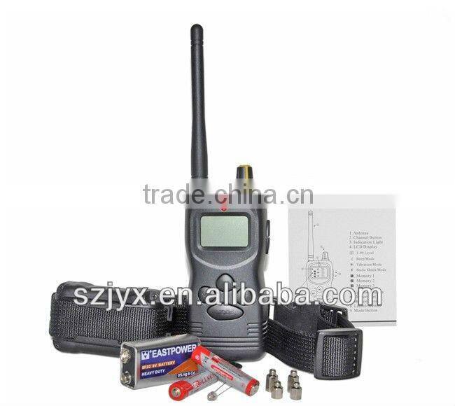 x900 adjustable anti bark remote control dog training vibrating shock collar and pets leashes in house and garden
