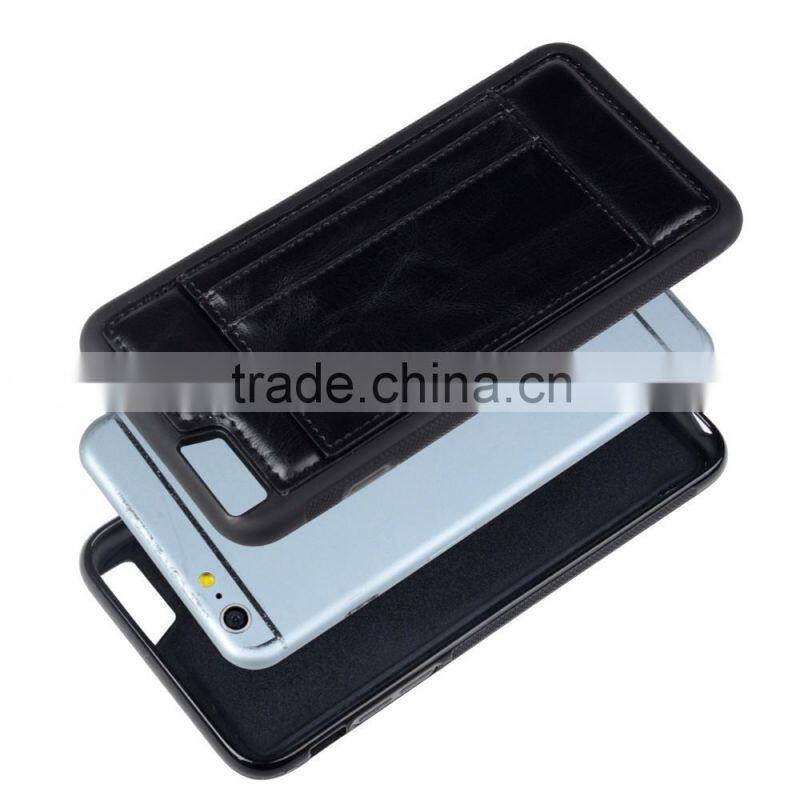 Top quality Retro big discount Leather cell Phone Case For iphone 6s , popular for markets