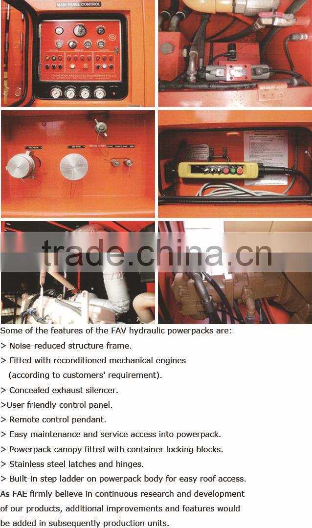 FAECHINA Profesional Hydraulic Vibratory Hammer Pile Driver for Guardrail