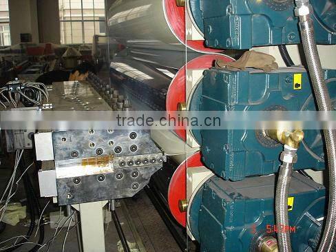 Professional New and recycled Plastic extrusion HD LD PE sheet production line