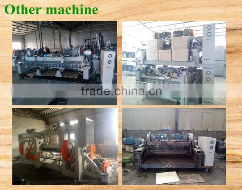 Plywood forming machine veneer paving machine