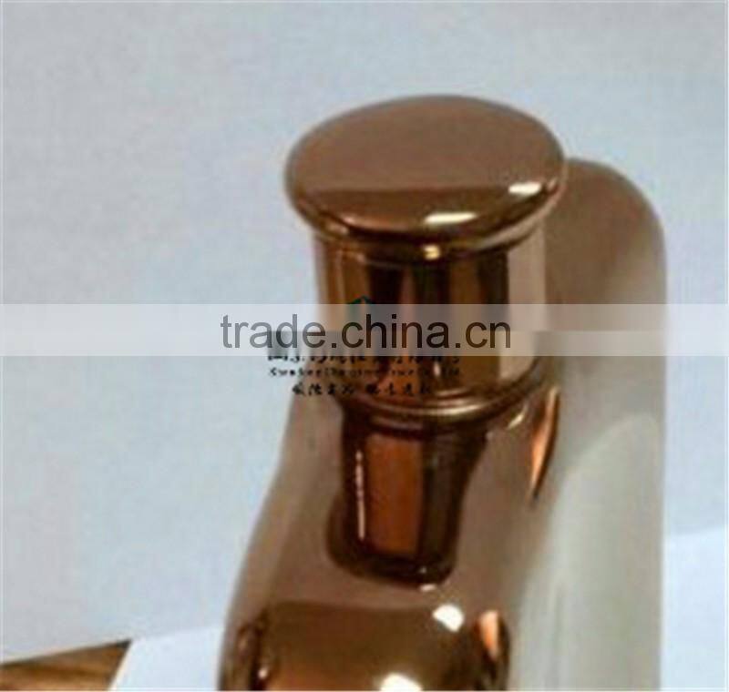 304 Stainless Steel Whisky Bott Beautiful Outdoor Portable 6oz Rose Gold Plating Hip Flask 170ml Portable Stainless Steel Bottle