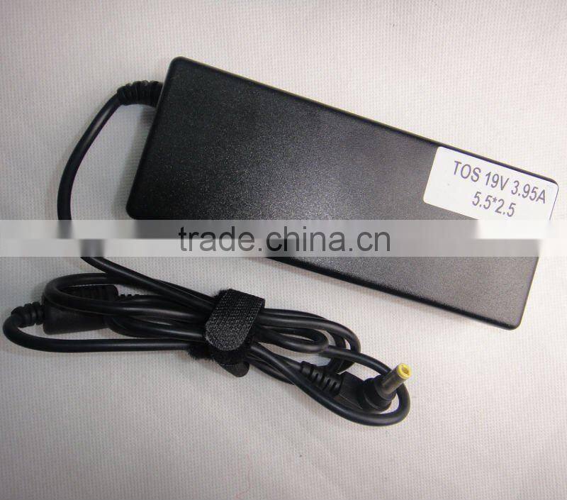 OEM replacement 19V 3.95A laptop power Adapter fit for TOSHIBA Satellite Pro L300 seriesToshiba Satellite Pro L300 /M60/M65