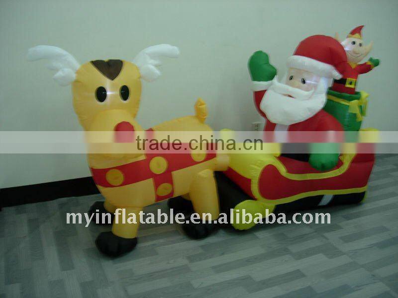 inflatable toys tiger with gift box