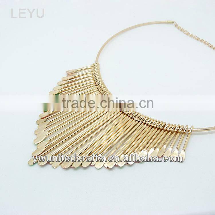 Custom fashion mini bib bubble necklace