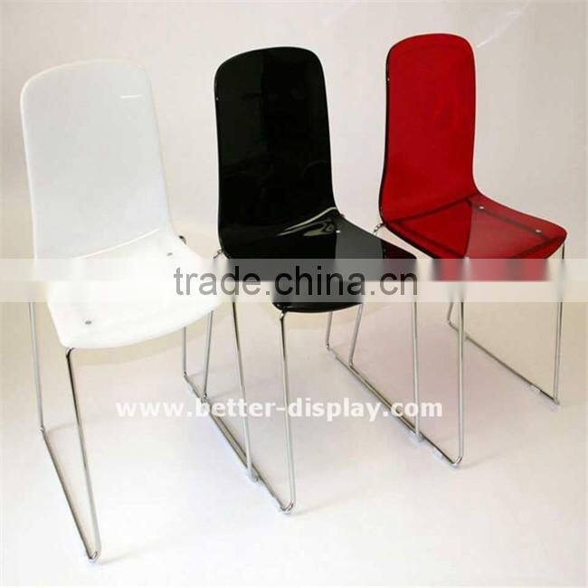 high quality black acrylic chair