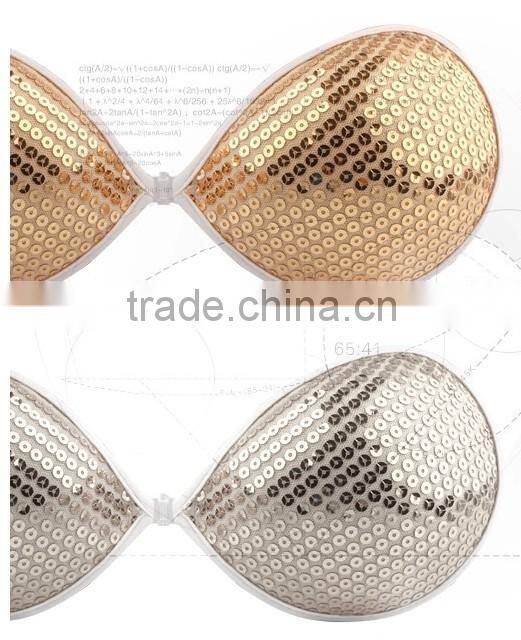 self-adhesive bra with sparkling sequins young ladies sexy underwear bra with photos