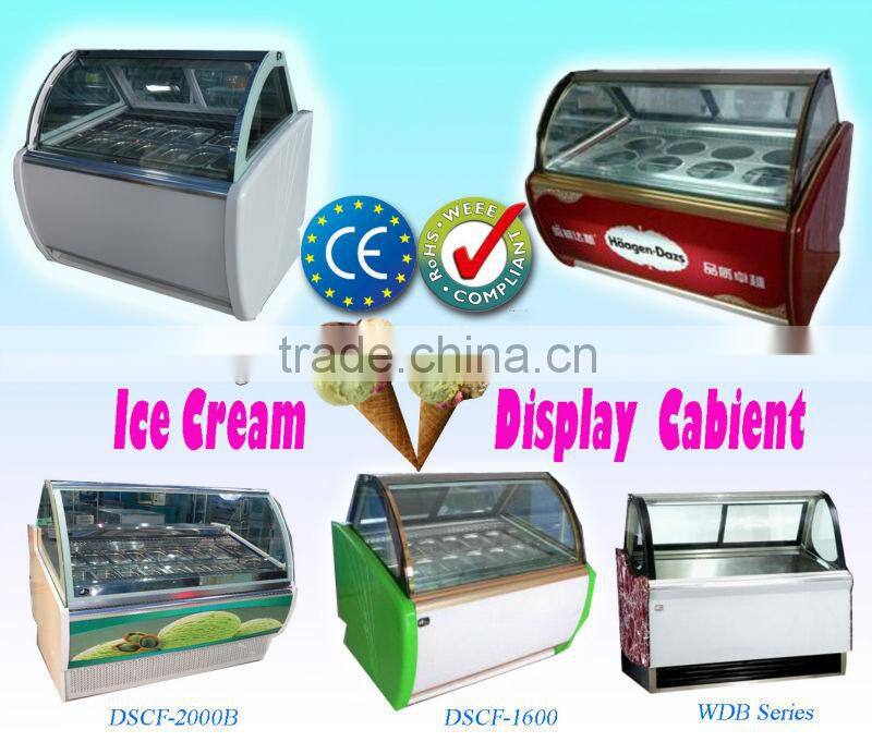 Hard Ice Cream Storage Freezer with -22 Degree