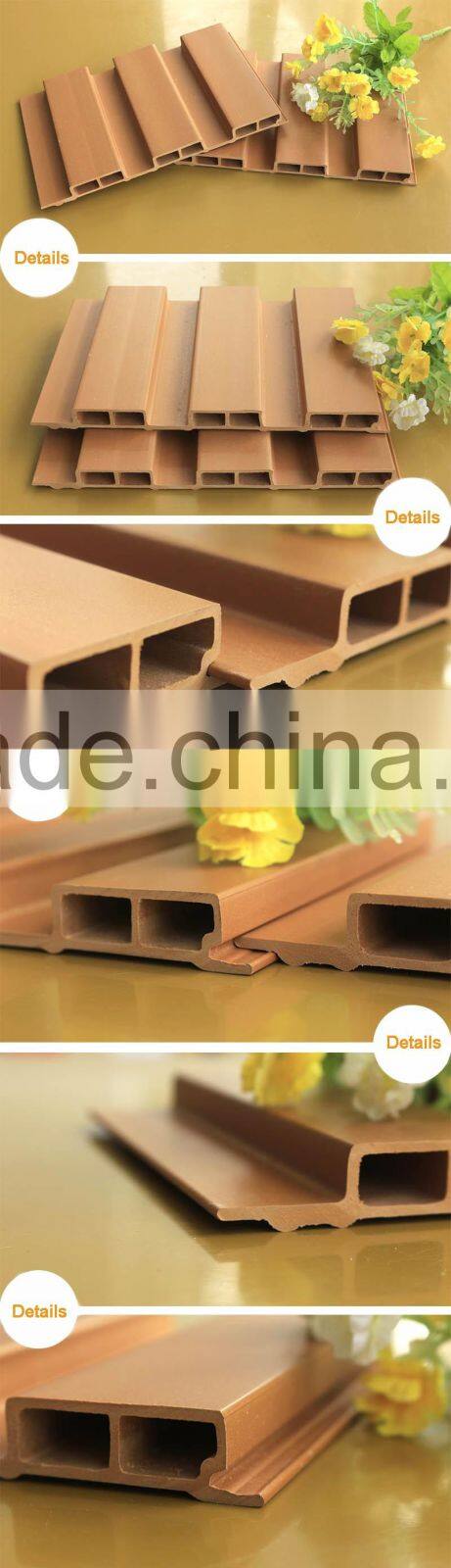 Hot selling NEW style WPC wall cladding wood plastic composite wall panels