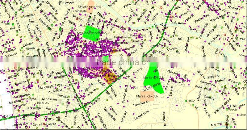 Philippines Digital Mapinfo Map esri shp format map