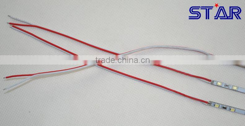 SMD 2835 fiber board 0.2W 72leds/m 12V ultra thin edgelit backlight led strip light 4mm
