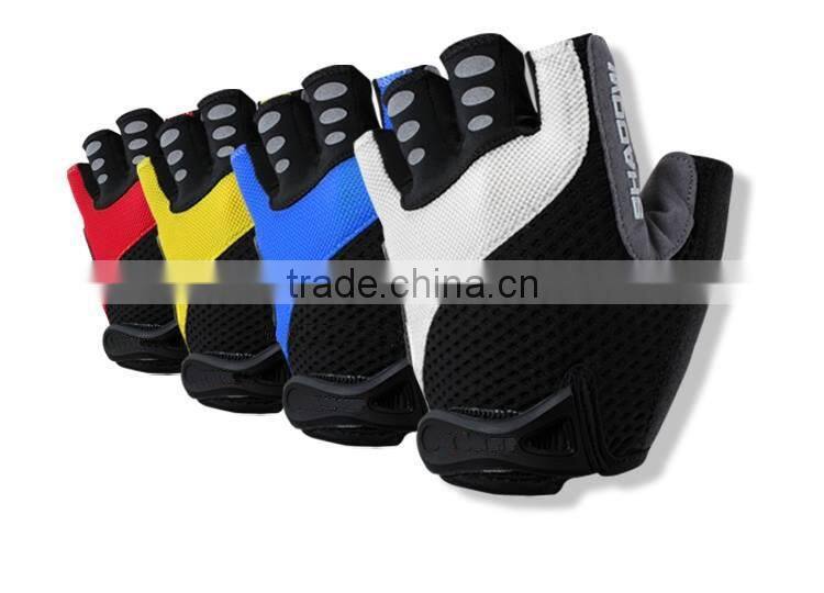 Breathable short finger cycling gloves