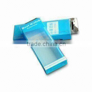 china suppler folding clear plastic cosmetic box