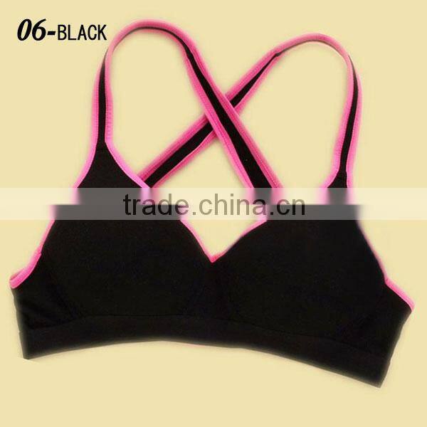 Hot Sale Seamless Wireless Bra, Young Ladies Underwear, Sexy Sport Bra Set For Students