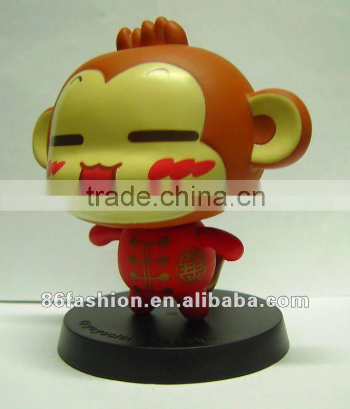 shake head customized toy, cute vinyl toy