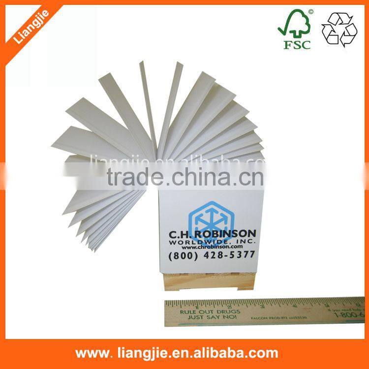 Sides printing note cube with pallet, wooden pallet memo cube