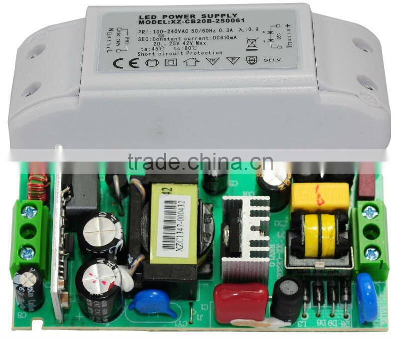 XZ-CB20B 720mA Ceiling Light led power supply 36v