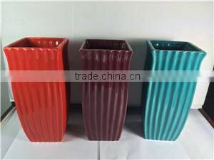 New products ceramic flower table decoration vase for valentine's day gift