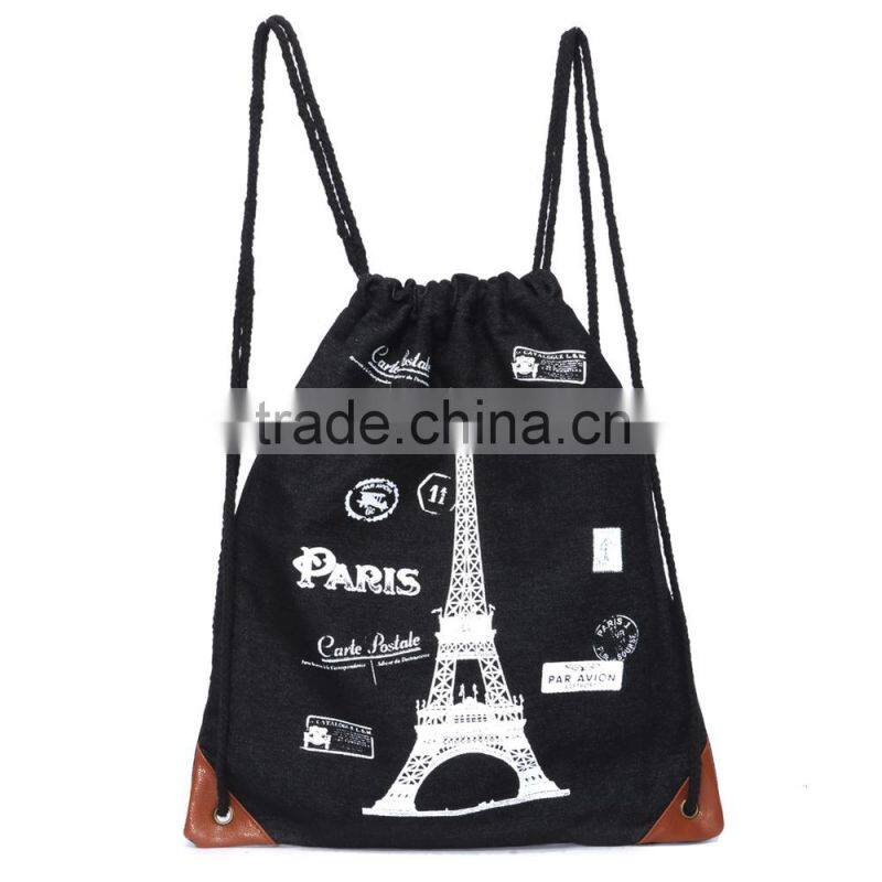 Printing shoulder bag promotional canvas shopping bag tote shopping bags