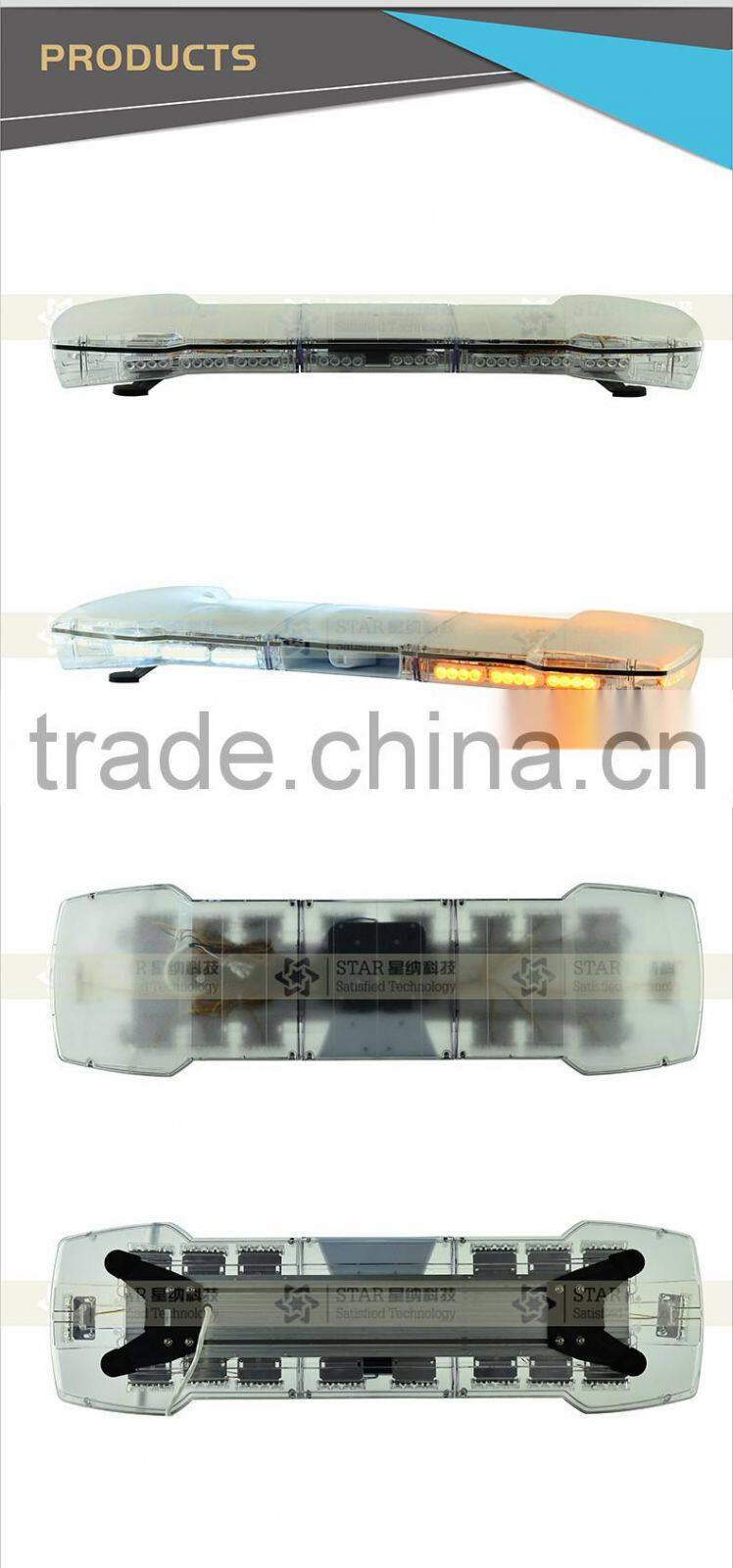 CE certificated electronic led emergency traffic warning lightbar with siren and speaker