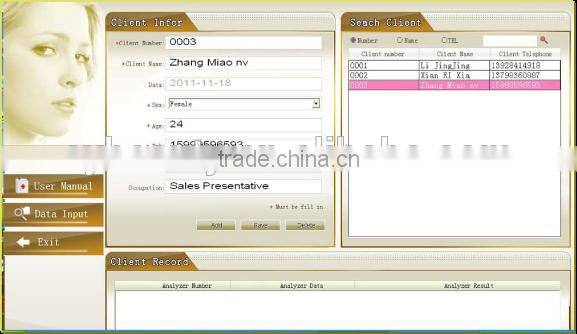 whole sale beauty salon skin scanner machine