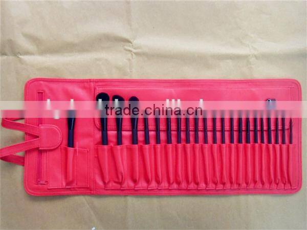 Wholesale 11pcs Long blue ferrule Cosmetic makeup brushes,Two tone Makeup brush set