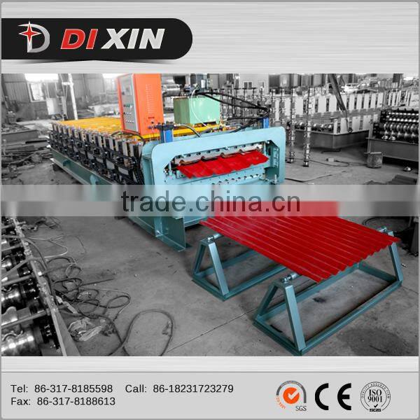 DIXIN-hydraulic uncoiler/decoiler with coil car for 10 tons coil