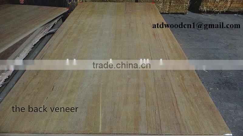 Engineered veneer Black Burl MDF Board from Linyi China