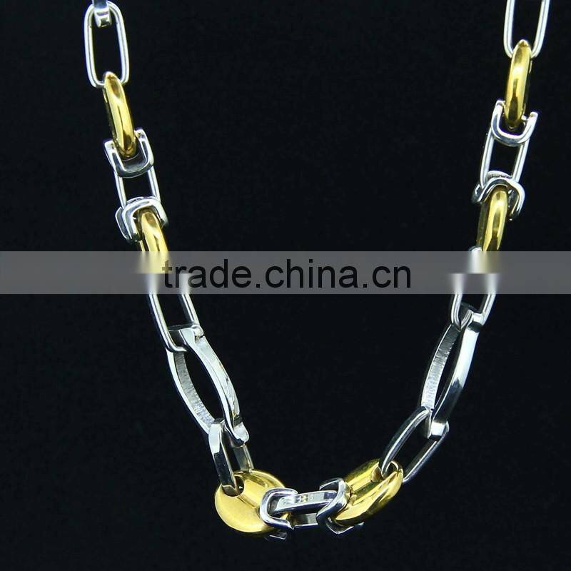 fashion Necklaces jewelry 2016 18K gold color necklace man (41554)