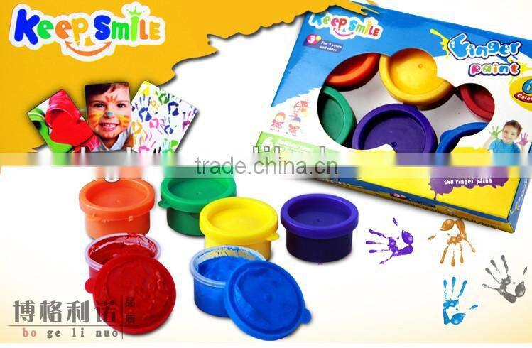 30ml 6 Colours Finger Paint For Kids DIY Painting
