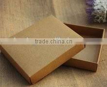 Wholesale kraft paper garment/clothings packaging box with lid and bottom