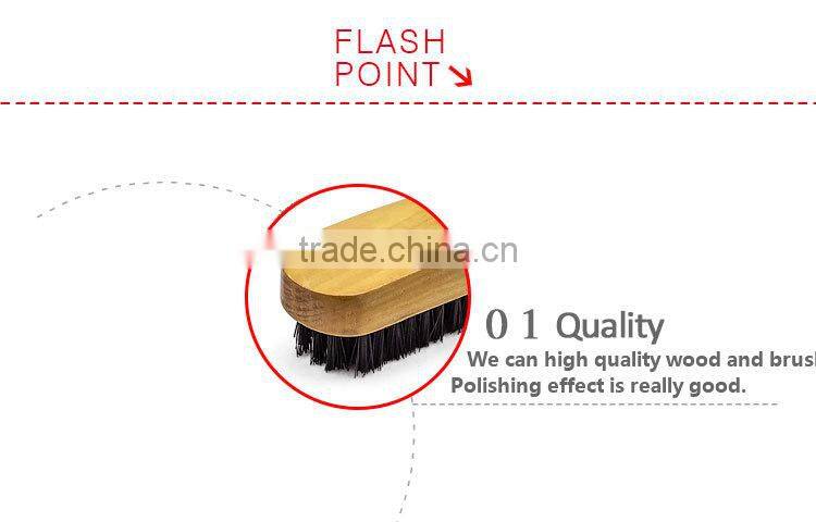 Pig Hair wooden oval boar brush