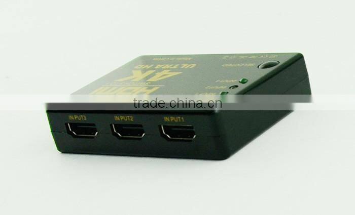 1080P 2160P 4K 3 Port Video HDMI Switch HDMI Splitter For HDTV PC