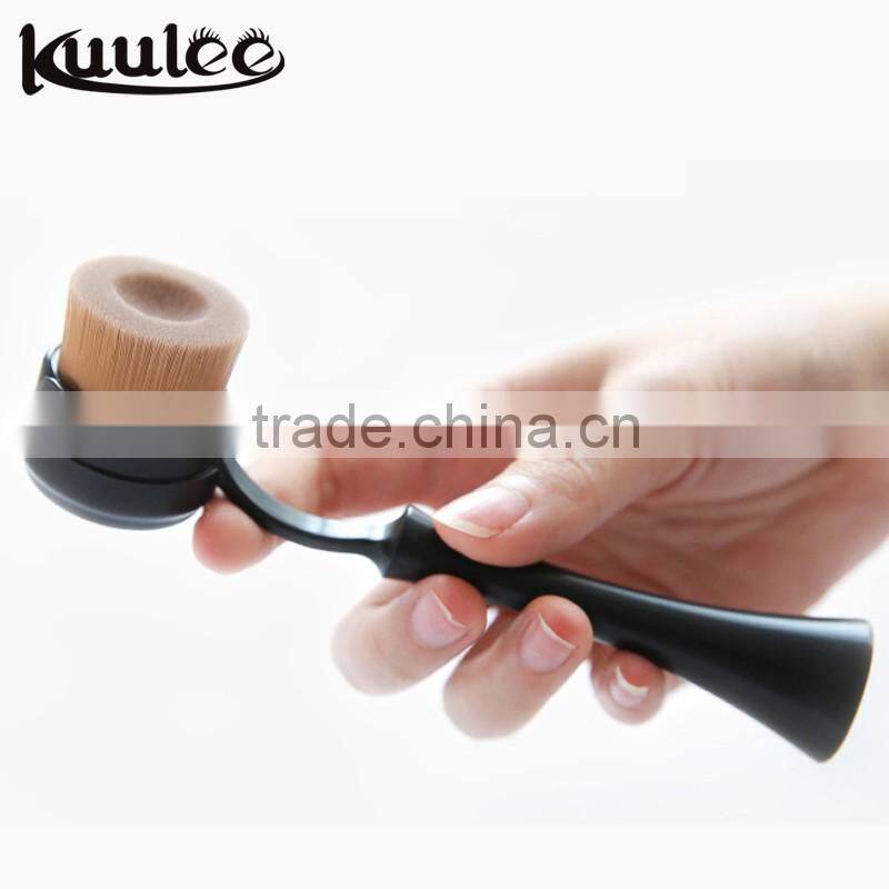 New long handle round cosmetic mineral make up brush