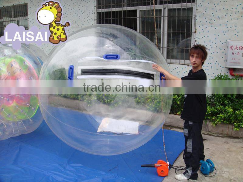 Hot sale Air inflated ground/ water zorb ball for sale, giant zorb ball for bowling