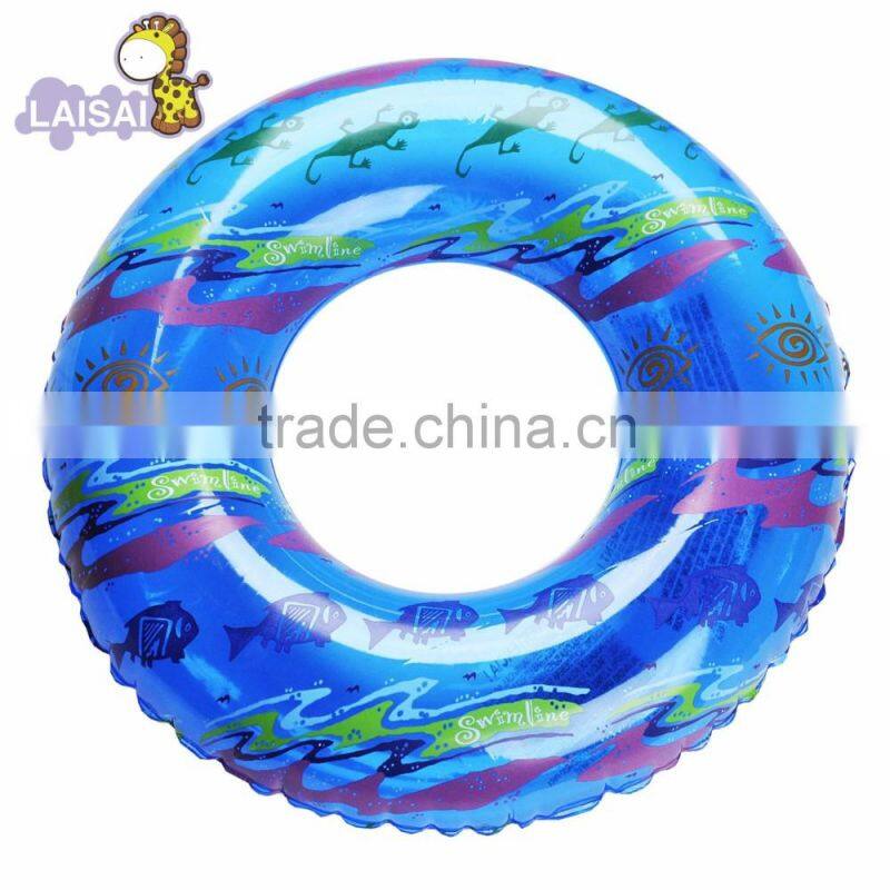Yiwu factory price inflatable swimming ring with led light,inflatable ring float