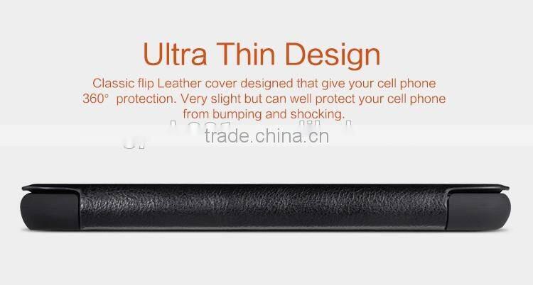 Quality Flip Leather Case For MOTO G4 PLUS, NILLKIN Qin PU flip leather phone Case BUSINESS CARD CASE CLASSIC RESTRO