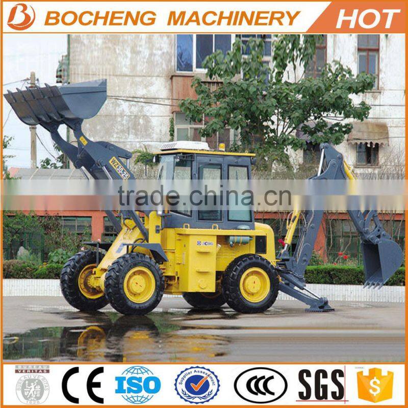 WZ30-25 65KW 1.0CBM 950kg multifunction competitive price backhoe loader