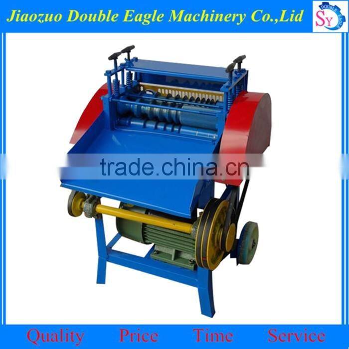 Scrap wire and cable recycling station automatic peeling machine/double peeler