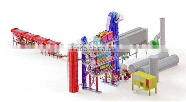 China Best Quality LB1500(120tph) Fixed asphalt batching plant/asphalt mixing plant