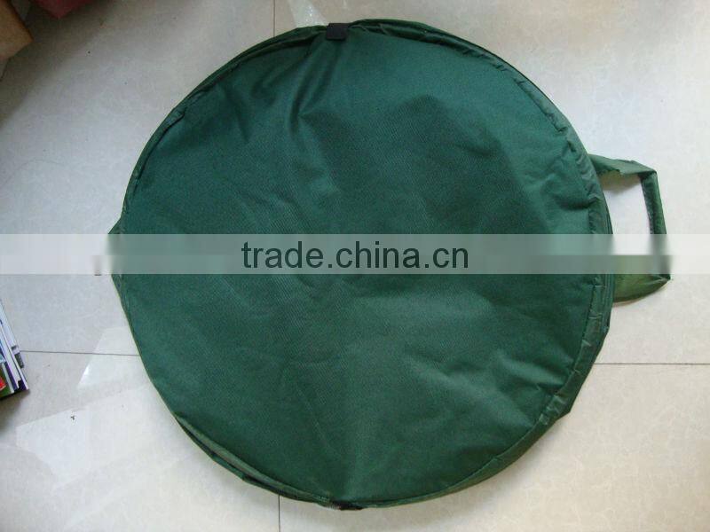 folding collapsible pop up garden waste leaves bag basket sack