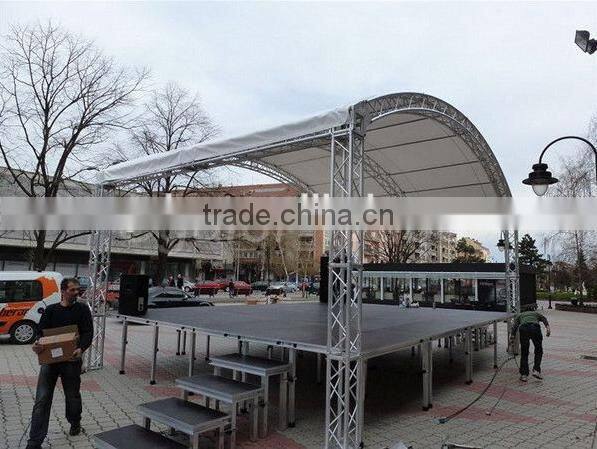 4ft by 4ft portable simple stage square four legs To Montenegro market