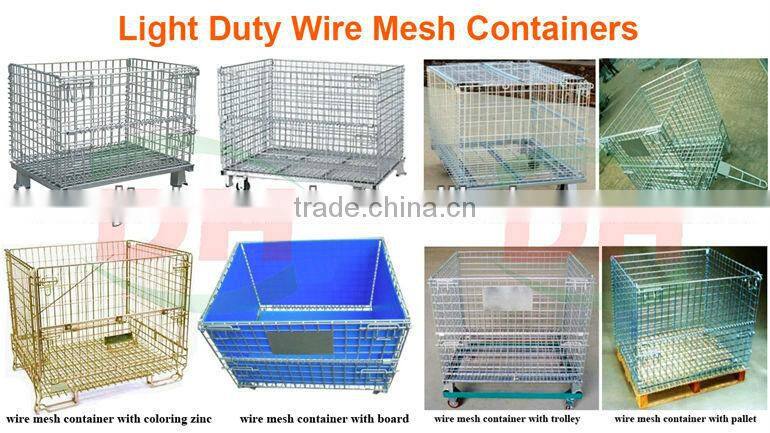 Most Popular Galvanized Metal Wire Container