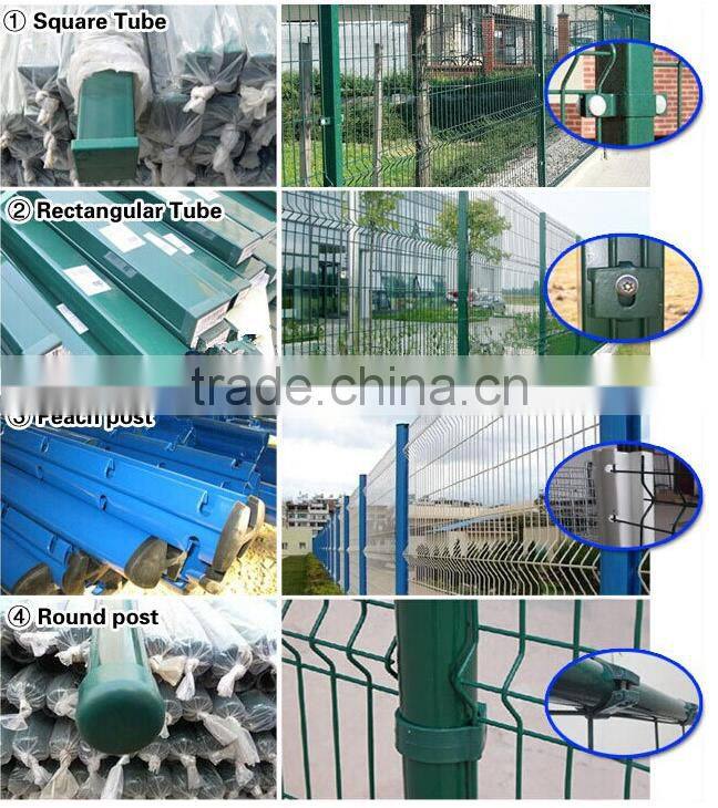 Powder Coated Hot Dipped Galvanized Steel Fence Panels