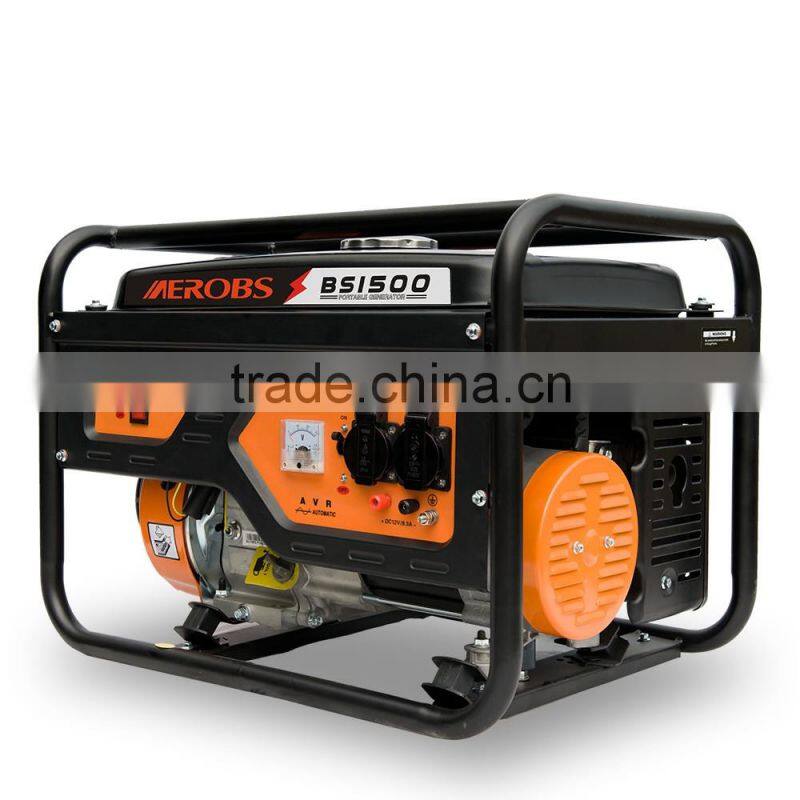 BSGE1500 Knife model Portable 220 Volt 1kw 50HZ Gasoline Dynamo with OEM