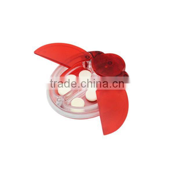 Flexible 2 Compartments Pill Box with Light