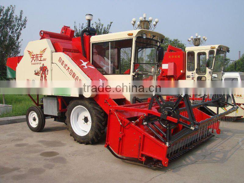 soybean combine harvester