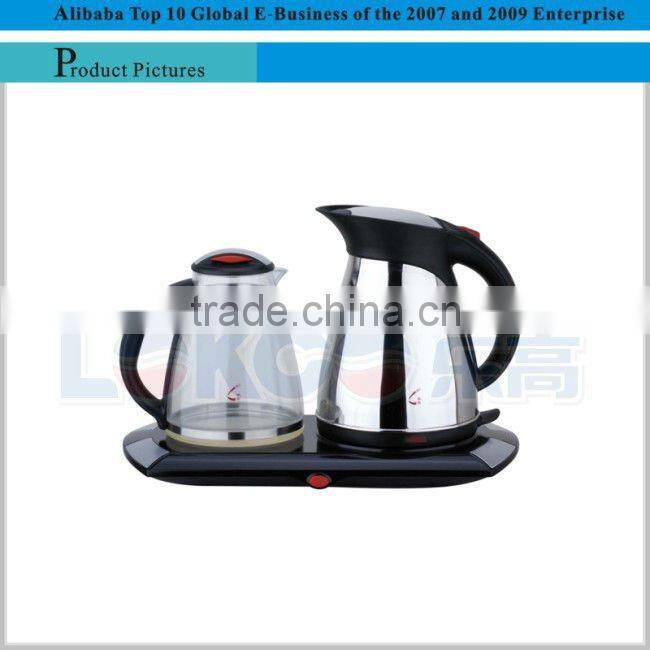 Hot sale electric kettle and teapot set